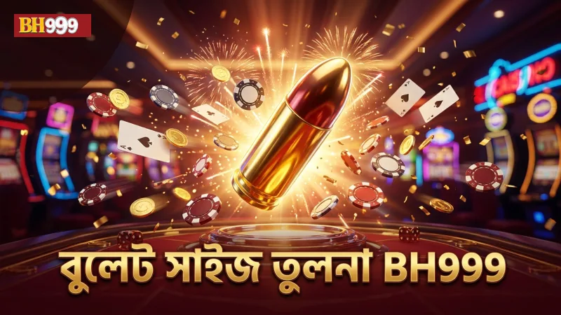 হ্যাপি ফিশিং গেমের বিভিন্ন বুলেট সাইজের তুলনা