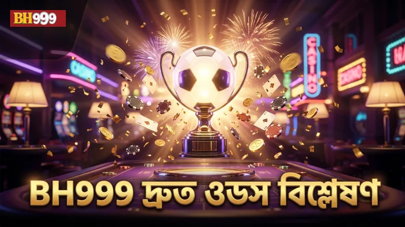 BH999 প্ল্যাটফর্মে দ্রুত ওডস বিশ্লেষণ করে সঠিক বাজি।
